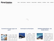 Tablet Screenshot of portalsolution.com.br